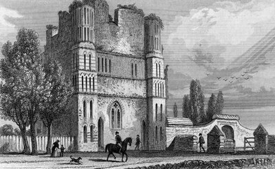 Remains of Malling Abbey, Kent by English School